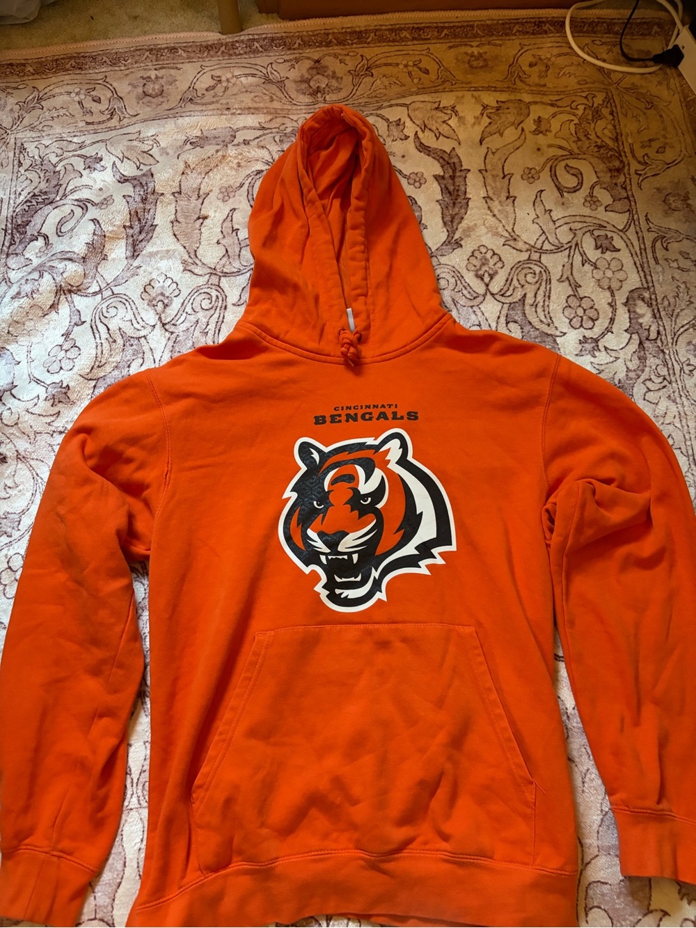 Cincinnati Bengals Orange NFL Logo Pullover Hoodie